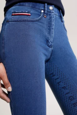 Online Tommy Hilfiger Equestrian Queens Denim Full Grip Breeches Full Seat Breeches