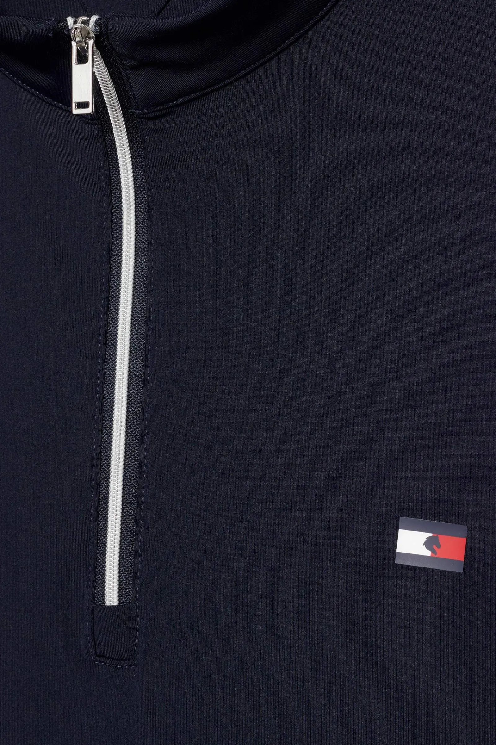 New Tommy Hilfiger Equestrian Wellington Long Sleeve 1/4 Zip Training Top Riding Shirts