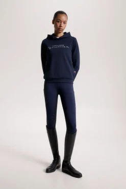 Discount Tommy Hilfiger Equestrian Metallic Logo Women Women Riding Jumpers & Fleeces