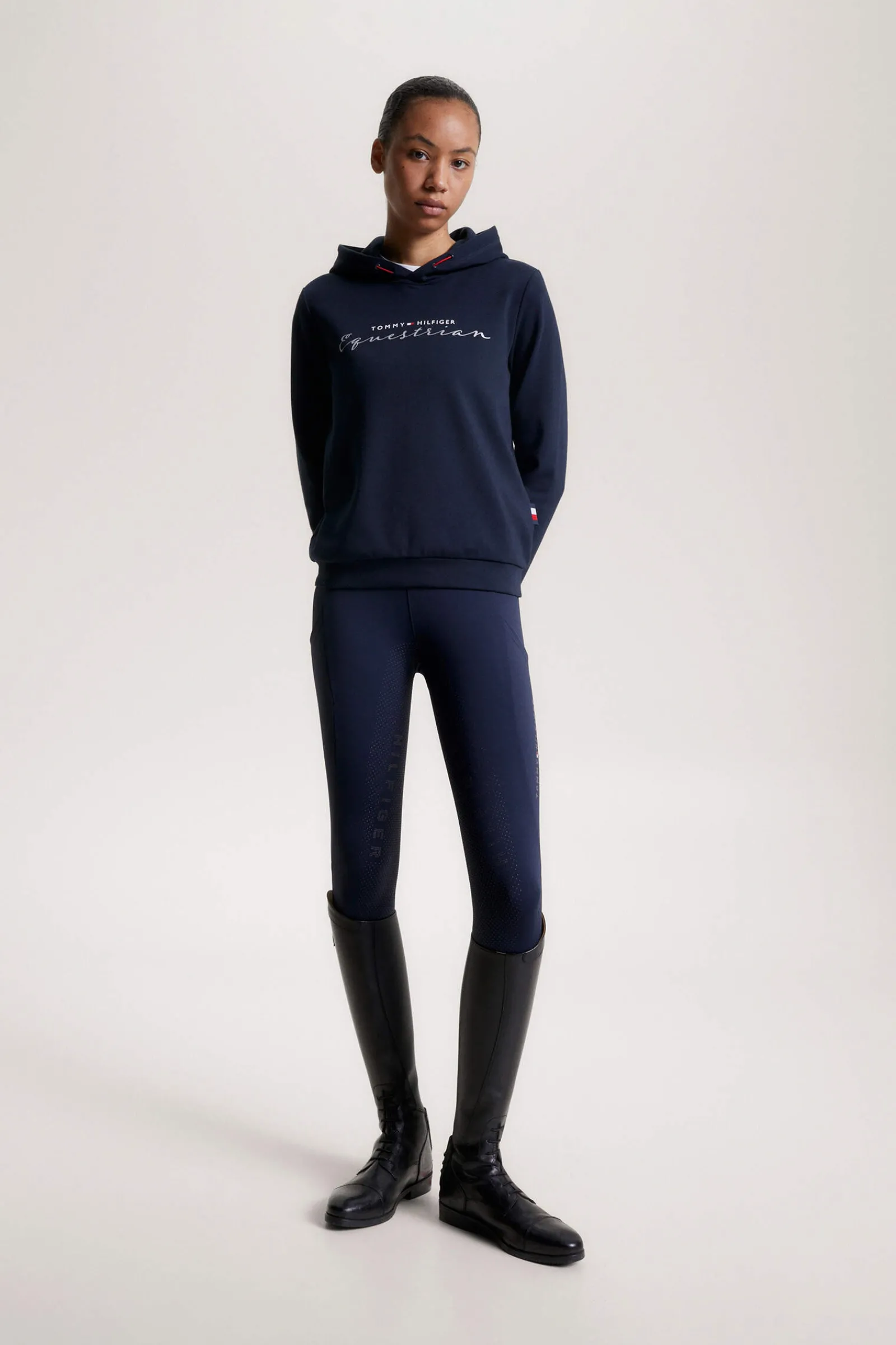 Discount Tommy Hilfiger Equestrian Metallic Logo Women Women Riding Jumpers & Fleeces