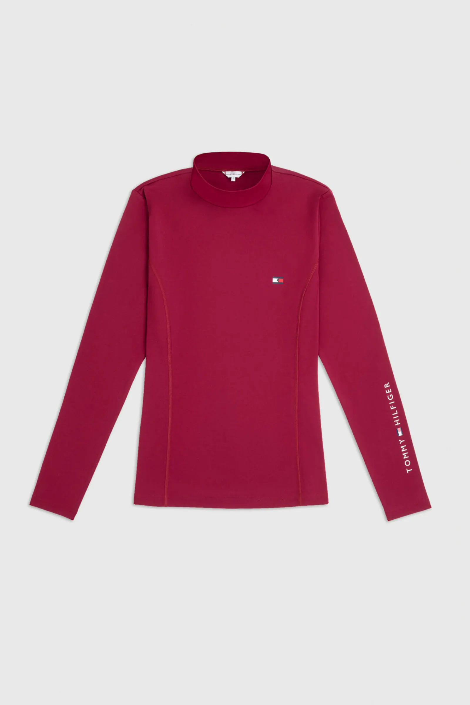 Fashion Tommy Hilfiger Equestrian High Neck Women´s Long Sleeve Baselayer Shirt Women Tops & T-shirts