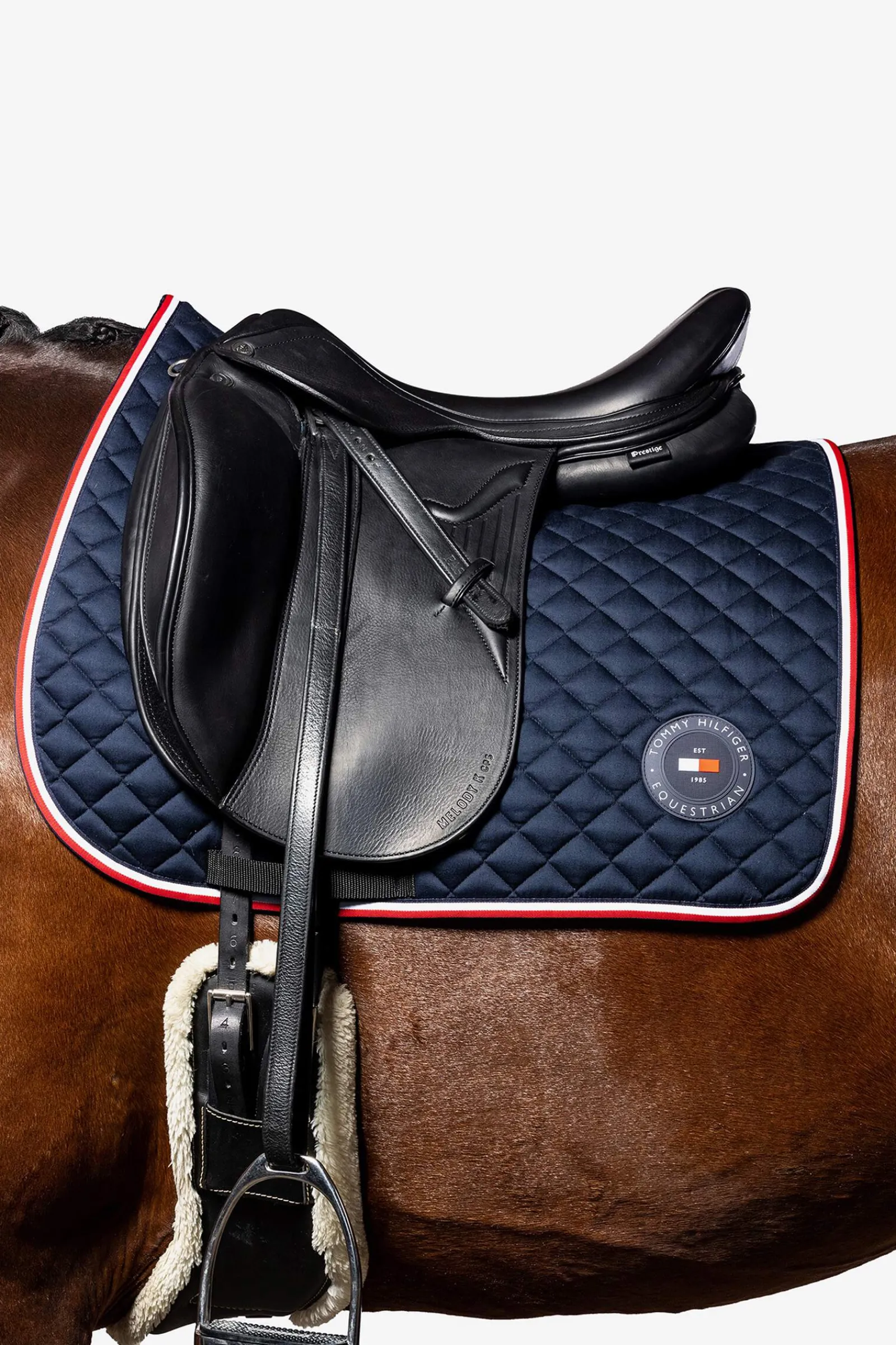 New Tommy Hilfiger Equestrian Global Waffle Pad Dressage Dressage Saddle Pads