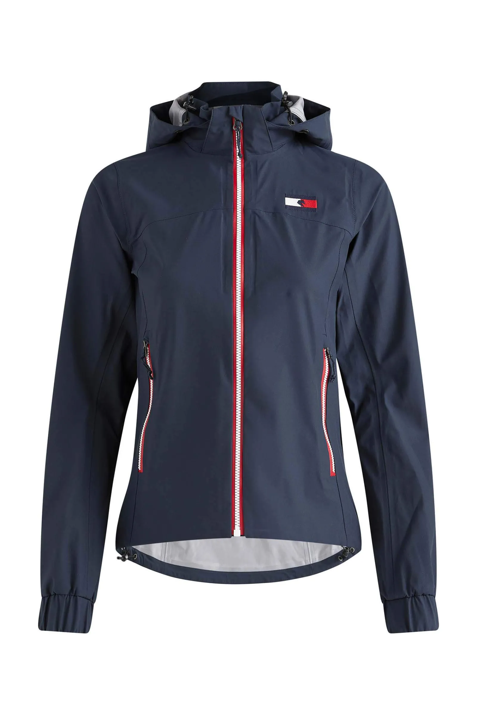 New Tommy Hilfiger Equestrian Unicolor Women Women Rain Clothing|Coats & Jackets