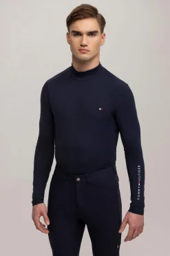 Hot Tommy Hilfiger Equestrian Phoenix Men´s High Neck Longsleeved Shirt Riding Shirts