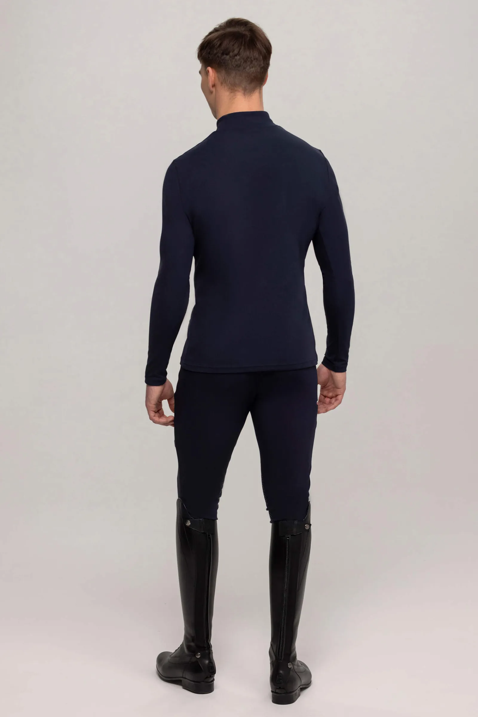 Hot Tommy Hilfiger Equestrian Phoenix Men´s High Neck Longsleeved Shirt Riding Shirts