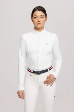 Sale Tommy Hilfiger Equestrian Charlotte Women´s Button-up Show Shirt Women Show Clothing|Tops & T-shirts