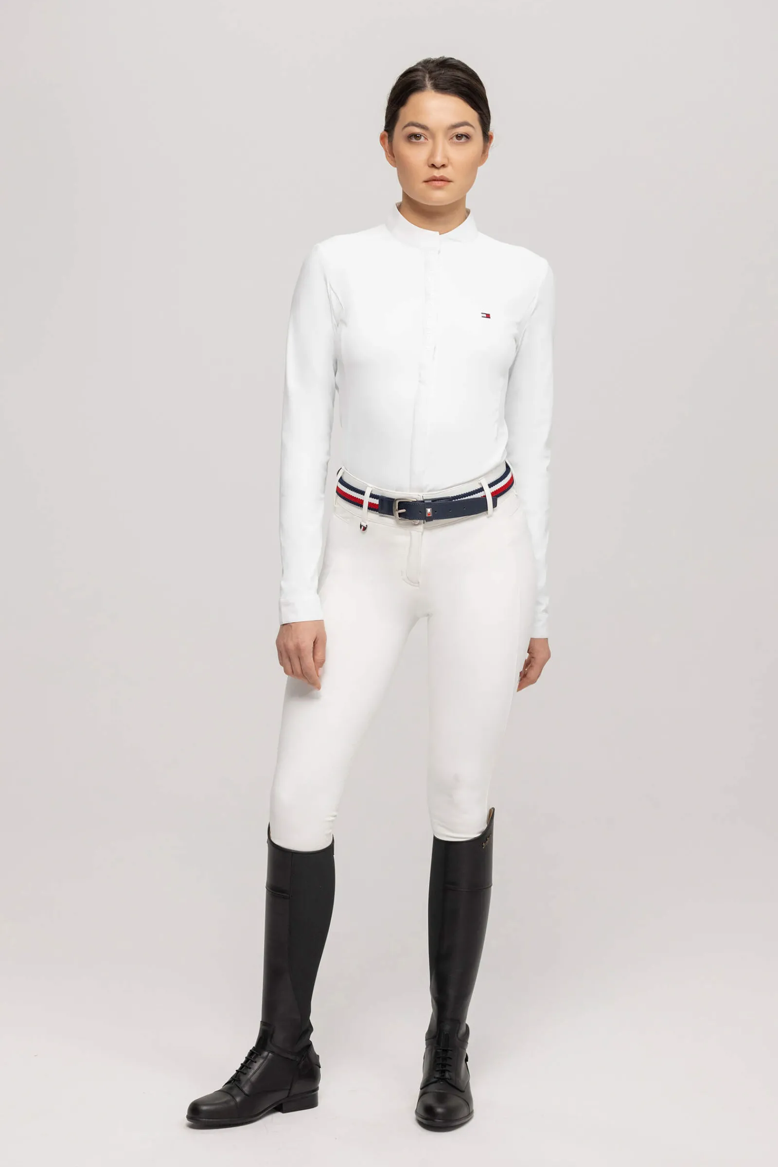 Sale Tommy Hilfiger Equestrian Charlotte Women´s Button-up Show Shirt Women Show Clothing|Tops & T-shirts