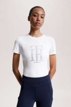 Clearance Tommy Hilfiger Equestrian Rhinestone T-Shirt Women Tops & T-shirts