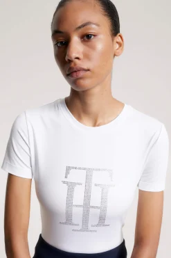 Clearance Tommy Hilfiger Equestrian Rhinestone T-Shirt Women Tops & T-shirts