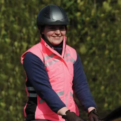 Hot Adult Reflective Quilted Gilet Hi Viz Riding Wear|Hi Viz Riding Wear