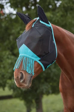 Discount Comfitec Deluxe Fine Mesh Mask with Ears & Tassels Fly Masks & Fringes|Fly Masks & Fringes